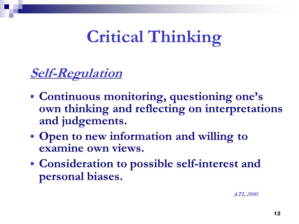 Critical thinking ability of new graduate and experienced nurses